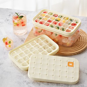 편안한42 가정용 대용량 실리콘 얼음 트레이 세트, 1세트, 화이트