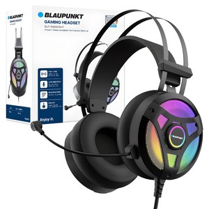 블라우풍트 7.1 채널 노이즈캔슬링 파워 진동 RGB 게이밍 헤드셋 BLP-GM501 블랙 USB방식