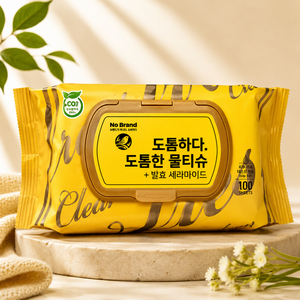 노브랜드 도톰한 물티슈, 1개, 305g