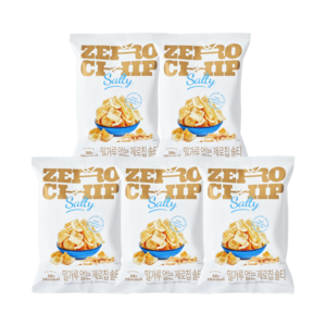 마이노멀 밀가루 없는 제로칩 솔티맛 저당 과자 100% 유기농 현미칩, 5개, 55g