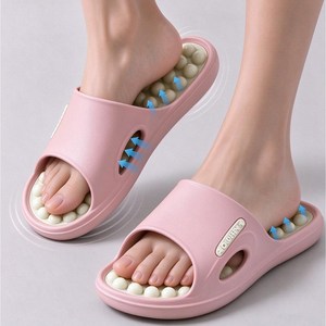 헨센 버블 지압슬리퍼, 핑크, 1개
