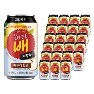 해태htb 갈아만든배 저칼로리, 340ml, 24개 골드박스 특가