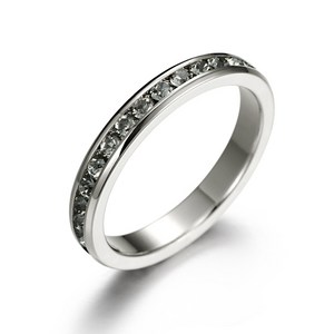 엘르 14K GOLD PLATED 스와로브스키 스톤 이터너티 링 반지 ELBRWR139