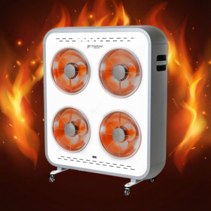 [화레이] 4구 하이라이트 히터 사무실 대형 전기스토브 FNEH-H4300 화이트