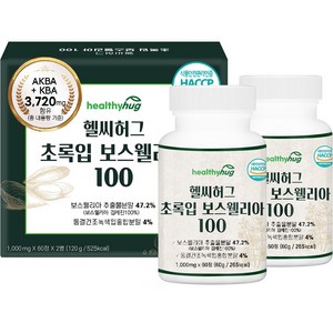 초록입 보스웰리아 100 뉴질랜드 초록입홍합 부모님 선물 선물세트, 120g, 1세트