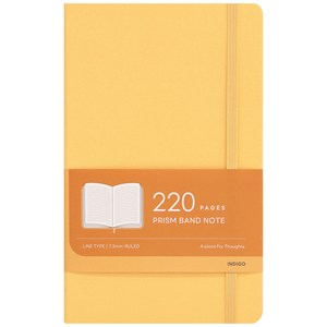 인디고 프리즘 라인 노트 220 A5 밴드 양장, 1개, 버터옐로우