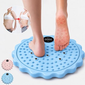 Nicoliley 발 지압판 매트 지압스텝퍼 발바닥 지압판, 푸른 색, 1개