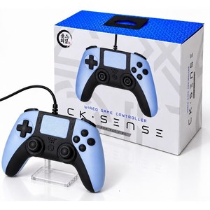 [차칸센스] PS5 완벽호환 무선 컨트롤러 플스5 playstation5 듀얼센스 호환 스팀 피파 PC 홀센서 게임패드 외길혼 차칸센스, 1개, CKsense_001