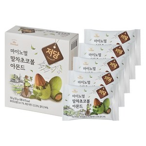 마이노멀 저당 아몬드 말차 초코볼 5p, 150g, 1개