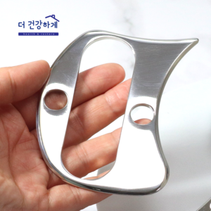 [더건강하게] 근막이완 마사지 도구 헬스 IASTM 전용 스틱, TK1 단품, 1개, 은색