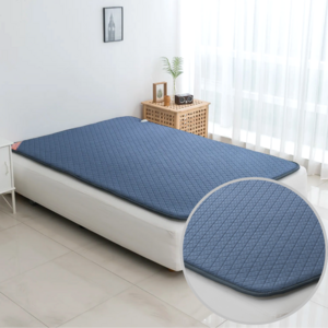 두툼따듯한 정품 한일의료기 탄소매트 전자파없는 전기매트 EMF 안전인증 비오바디 전기장판 전기요, 핫핫 더블(140x200), 3.모던 네이비