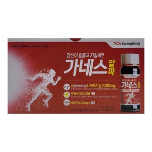 광동제약 가네스 알파, 100ml, 10개