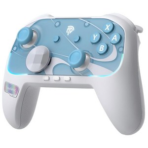 EasySMX S10 게임패드 PC 컨트롤러 무선 조이스틱 안드로이드 iOS 닌텐도 스위치2 호환 웨이크업 기능, 1개, S10 화이트