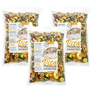 비타프리미엄 햄스터사료, 3개, 650g