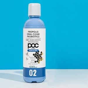POC 프로폴리스 오랄클리어 찌꺼기 구강유산균 프로바이오틱스 가글, 600ml, 1개