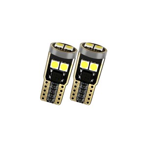 차량용 W5W 3030 6LED 12V T10 LED번호판등, 범용, 2개