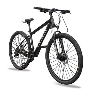 MTB 자전거 알루미늄 시마노 24단 클릭 토브27.5D 2세대 유압식디스크브레이크, 유광블랙+미조립, 27인치