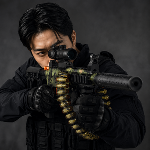 ( 판매특가 ) M416 대형 너프건 연발 수동 스펀지탄 장난감 저격총 세트 MJS JOYFUL, 옵션02, 1개