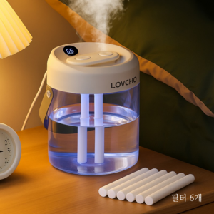 LOVCHO 대용량 조용한 무드등 가습기 2L, A15