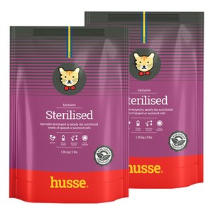 후새 고양이 스테럴라이즈드 건식사료, 닭, 1.36kg, 2개