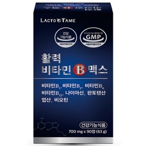 락토테미 활력 비타민b 맥스, 90정, 1박스