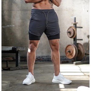 하이브리드 투인원 남자 레깅스 반바지 남성 투인원 5부 레깅스 반바지