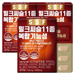 순수식품 밀크씨슬, 30정, 3개
