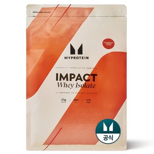 마이프로틴 임팩트 웨이 아이솔레이트 딸기크림향 WPI 포대유청 분리유청 단백질, 1kg, 1개