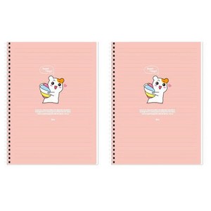 아이비스 에비츄 좌철스프링노트, 피치, 2개
