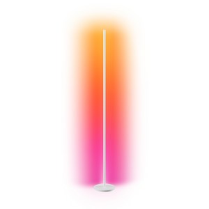 나노리프 플로어 램프 장스탠드 스마트 조명 뮤직싱크 앱 조정 LED 스탠드 거실등 무드등, 화이트