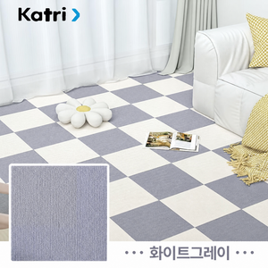 ZOZI 타일 카페트 재사용 미끄럼방지 퍼즐 매트 먼지없는 털러그 흡착식 애완 카펫 셀프 DIY 층간소음방지 러그