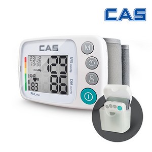 카스 손목형 디지털 자동 혈압계 MD5200 + 보관케이스 세트, 1개