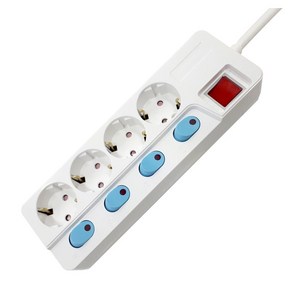 위너스 멀티코드(개별차단스위치) 4구2호(1.5M), 본상품, 1개