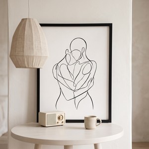 인테리어 액자 프레임 포스터 액자 30x40cm, 1개, 블랙