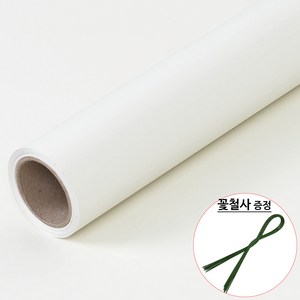 꽃 포장지 두꺼운 플로드 2 프랜즈, 25.백아이보리색, 1개