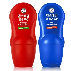 멘소래담 롤 온 로션 50ml + 쿨 롤 온 로션 50ml, 1세트, 1개입