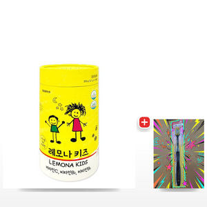 경남제약 레모나키즈 츄어블 100정 1통+칫솔1개, 100회분, 1박스