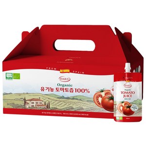 바이퀸 델리오 유기농 NFC 착즙 100% 레드 토마토 즙 주스, 30개, 100ml