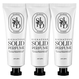 폴메디슨 저자극 고체향수 시그니처 솔리드 퍼퓸 블랙베리, 40ml, 3개