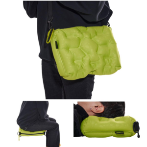 아테파 휴대용 구름가방 페스티벌백 1인용 야외방석 휴대용 매트 노트북 에버랜드 의자, 1개, 라임