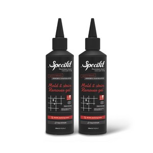 스페시핏 바르는 곰팡이 제거젤 실리콘 줄눈 욕실 화장실 창문 창틀 타일, 2개, 200ml