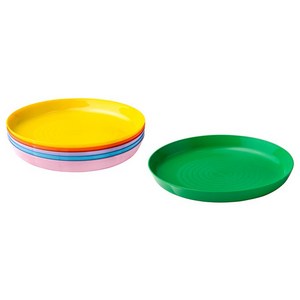 이케아 칼라스 IKEA KALAS 유아식기 뉴컬러, 1세트, 접시, 비비드컬러