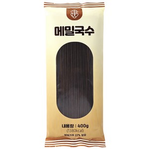 메밀국수 쫄깃한 메밀면 글루텐프리 웰빙 저칼로리 건강간편요리, 1개, 400g