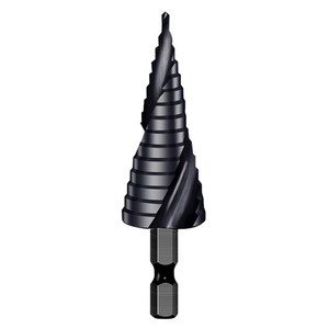 tinduo 3/16-7/8mm 트위스트 스텝 드릴 비트 철판 강판 홀쏘 전용 기리, 1개