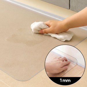 릴렉 투명 주방 발매트 PVC 부엌 싱크대 45x80 1mm, 투명색, 1개