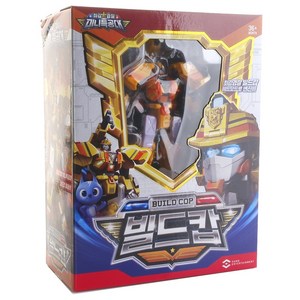 미니특공대 최강경찰 빌드캅 로봇장난감, 혼합색상, 1개