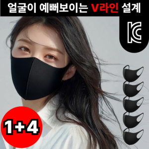 브랜드88 브이핏 빨아쓰는 예뻐보이는 다회용 연예인 입체 마스크
