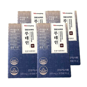 광동 365케어 루테인, 30정, 4개