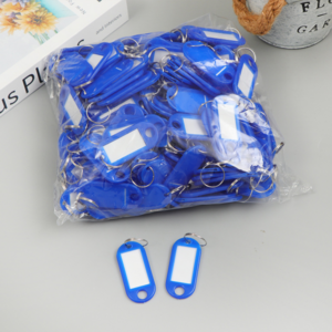 BOGUSAGU 칼라 열쇠고리 네임택 20P BSN-001, 블루, 20개, 1세트