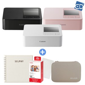 캐논 포토프린터 셀피 CP1500+108인화지(잉크포함)+ED포켓파우치+한정판패키지, 화이트, CP1500한정판+108 인화지